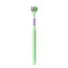 3 Sided Toothbrush Adult Three Headed U-shaped Macaroon Color Toothbrush GZW