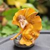 Winged Fairy Ornament Realistic Details Statue HandPainted Home Decoration for Patio, Outdoor