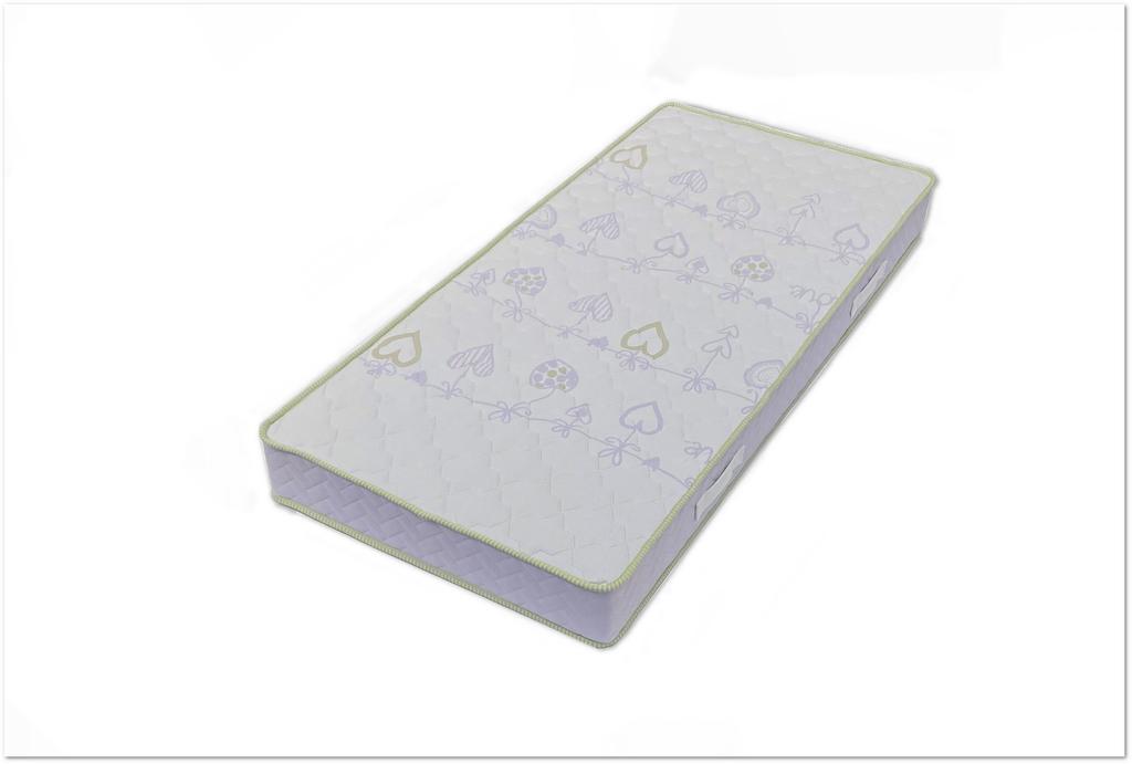 Heart Mattress 90x190 Cm Thickness 18 Cm - Firm - Aertech 30 Kg-m3 HR Latest Generation - Very Breathable