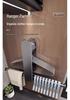 Wall-Mounted Punch-Free Clothes Hanger and Storage Rack