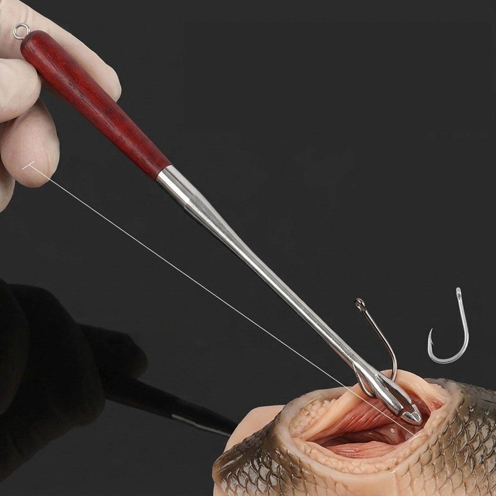 

Fishing Hook Remover, Portable, Easy to Use, Ideal for Reservoirs, Saltwater And Rivers. Silver