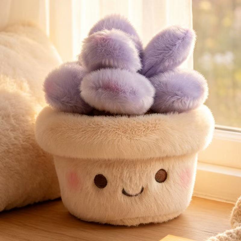 De Nieuwste Kunstmatige Aromatherapie Potplant Kawaii Opvul Pluche Speelgoed Pop, Cartoon Cartoon, Schattige Cadeaupop Voor Vrienden, Verjaardag 22cm-30cm