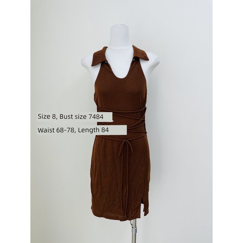 

Alive Small Clothes Gentle and Romantic Slim fit Slimming Sling Dress Mid-Length Skirt Various Types Series 3 Color 29 One size