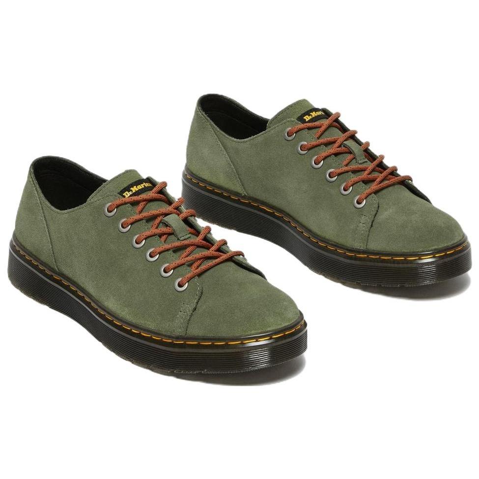 Dr. Martens Dante Suede Leather Shoes 'Khaki Green' Men's 27780384