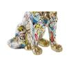 Figurine décorative - Lion doré - Résine - 21x14,5x27 cm - Multicouleur