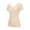 Triumph Cotton Mesh Innerwear Sleeve Top 1595 Size L 100% 5300, 3/4 (White),