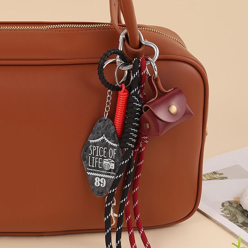 Small Nylon Rope Handmade Handbag Hanging For Women Backpack Pendant Bag Accessories Cute Mini Bag Pendant