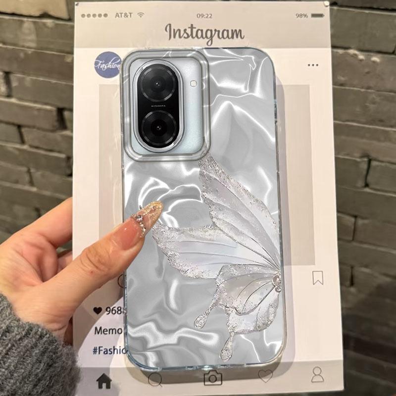 Luxury Butterfly Women Girls Case For Xiaomi Redmi Note 14 Pro 14C 13C 10 9A 9C 13 12 11 10S 9 8 Plus A5 A4 A3 A2 A1 Funda Cover