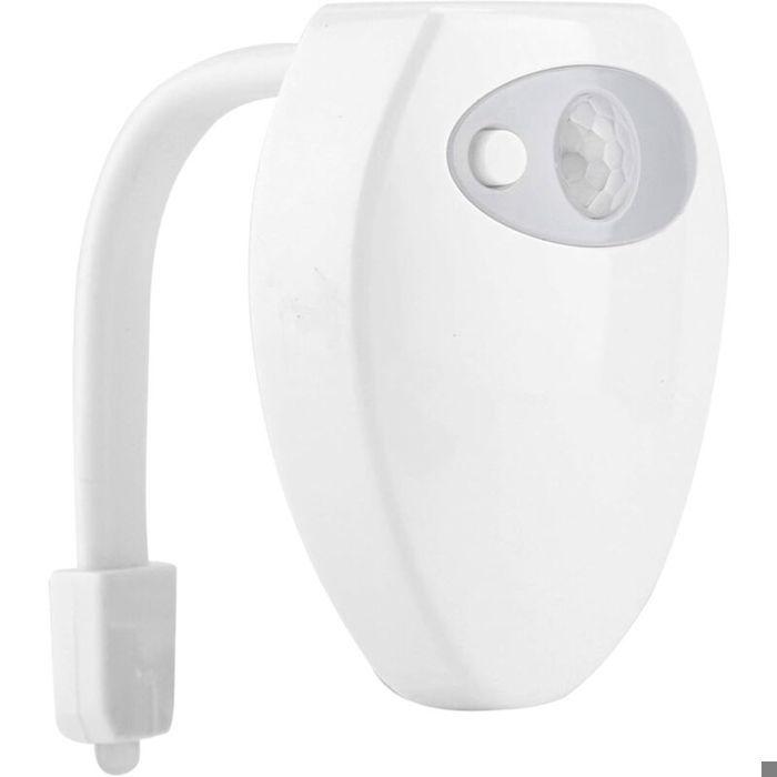 Lampe de toilette - JORMFTTE - LED USB rechargeable - Détecteur de mouvement - Veilleuse - Blanc