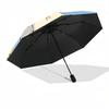 1pc Bunny Flower Automatic Open/Close Umbrella, Windproof, Folding Compact Umbrella with Lightweight Design for Women/Men065