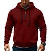 Men's Fleece Hoodie Casual Long Sleeve 1/4 Zipper Pullover Sweatshirts