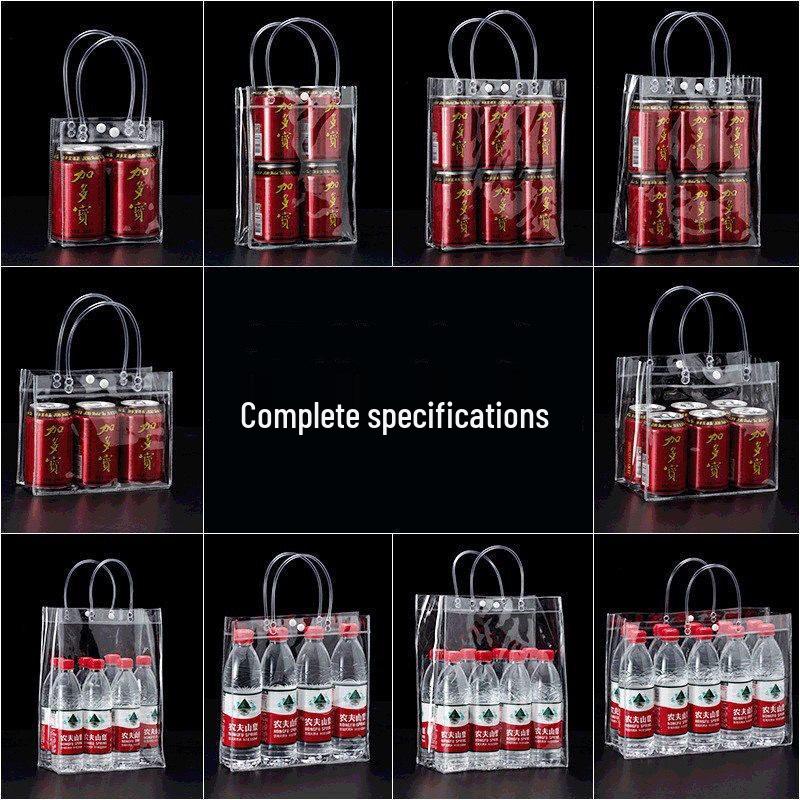 Clear PVC Gift Handbag (5-Pack)