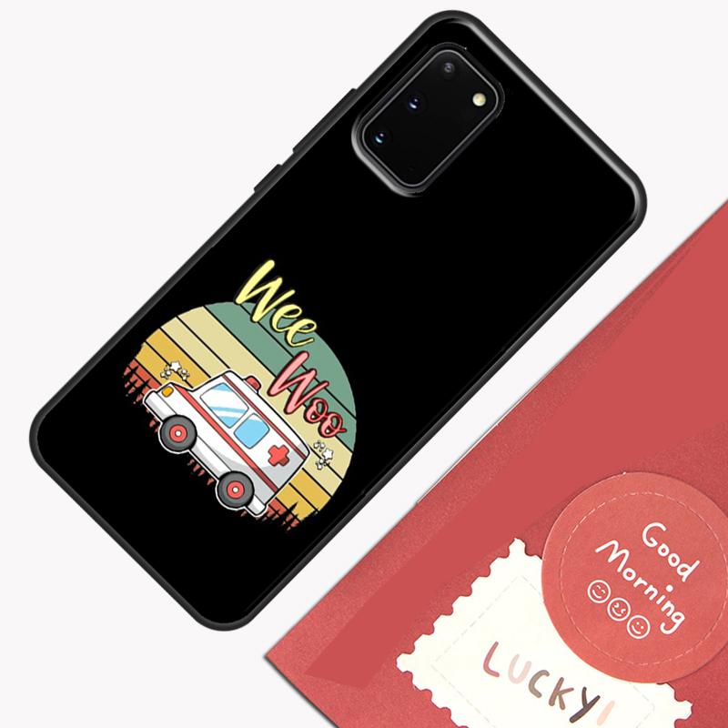 

Wee Woo Ambulance Phone Case For Samsung Galaxy S25 S26 Ultra S20 S21 S22 S23 S24 Plus S9 S10 S25 FE Cover Shell Galaxy S21Ultra