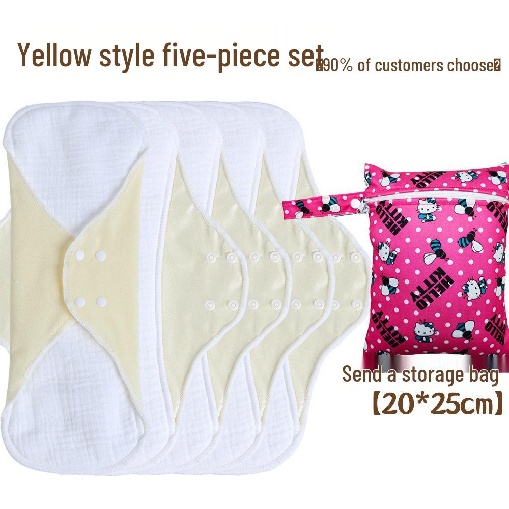 Cotton Gauze Washable Maternity Pads: Breathable, Leak-Proof Postpartum & Menstrual Protection