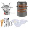 ZISIZ Portable 1-2 Person Camping Cookware Set