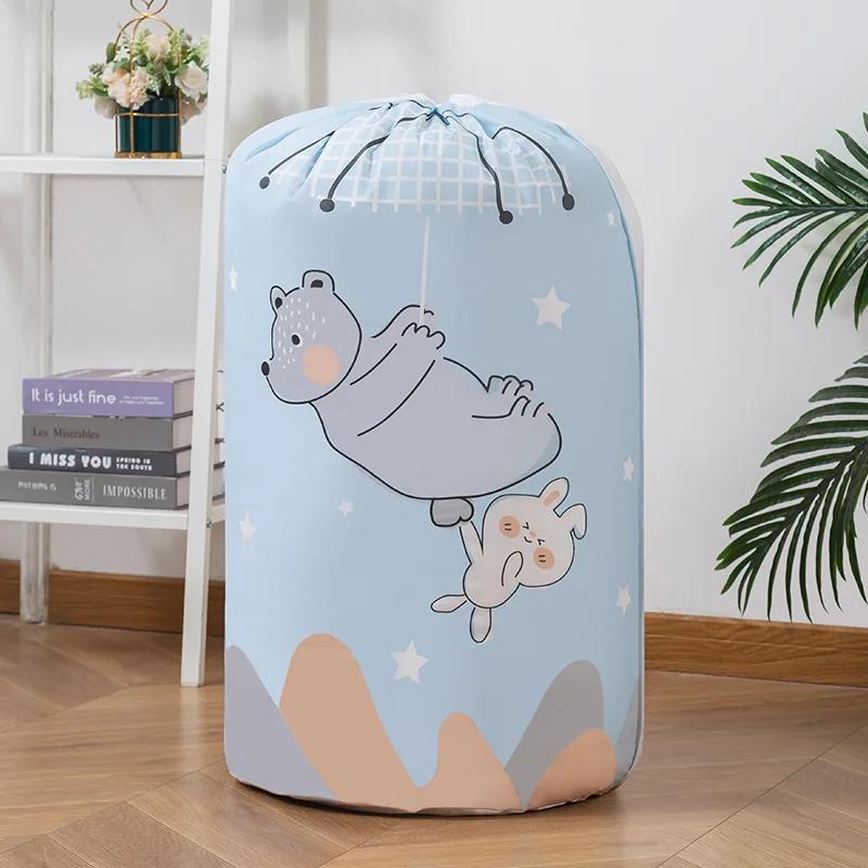 Quilt Clothing Doll Toy Storage Bag Moisture Mould Proof Clothes Organizer Drawstring Bundle Mouth Moving Packaging Sorting Bags