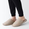 MUJI Washable Size M 84770258 Slippers, (Sizes 23.5-25cm), Beige,