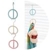 1Pc Hat Hook Storage Rack Scarf Ties Silk Belt Shelf Holder Hanger Hat Bag Strap Belt Clothes Rack Organize Storage Racks