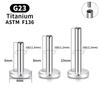 10 Stück G23 Titan Piercing Intern Gewindete Stecker Ohrstecker Stäbchen Basis 16G Für Labret Lippe Ohr Körper Piercing Schmuck Zubehör