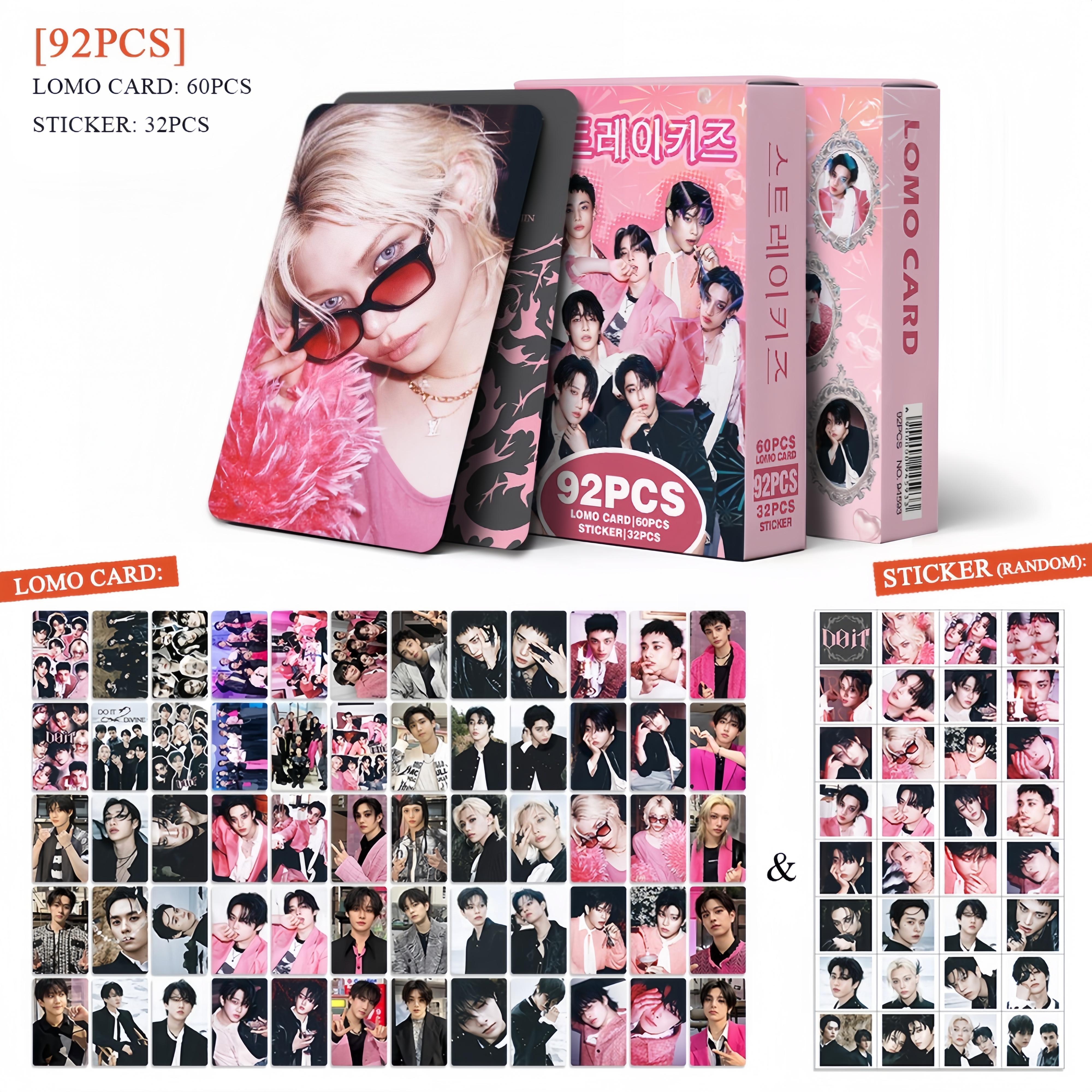 Stray Kids Album DO IT Same Design Photocards High definition Laminated Small Cards K-POP STAY Peripherals Collector 92Pcs/Kit