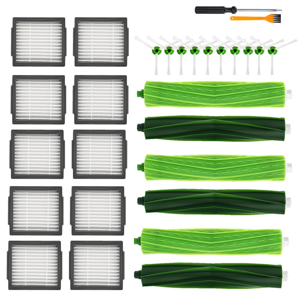 For iRobot Roomba E1 E6 E7 i1 i1+ i1 i1+ i6 i6+ i7 i7+ i8 i8+ Vacuum Cleaner Hepa Filter Main Side Brush Accessories Replacement