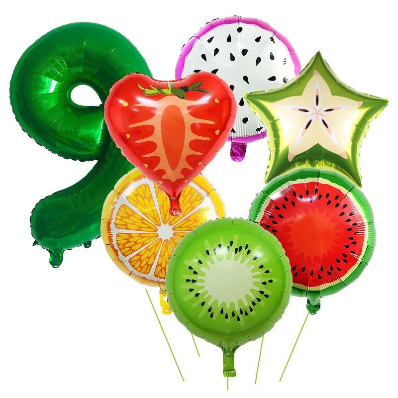

Fruit-themed Balloon Set for Children s Fruit Birthday Party Decoration fruit number 9