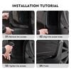 For Nissan Micra / March K13 2010 2011 2012 2013 Fender Mudguard Mud Flaps Guard Splash Flap Mudguards Car Accessories