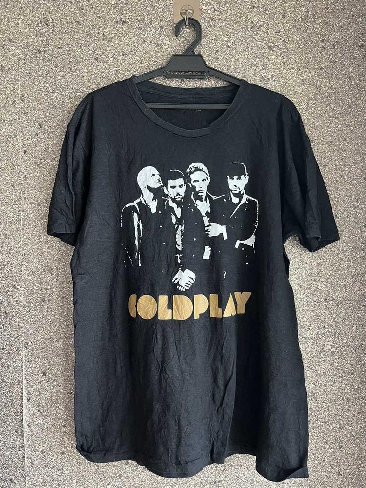 

Хлопковая футболка унисекс с изображением участников группы Coldplay, все размеры S