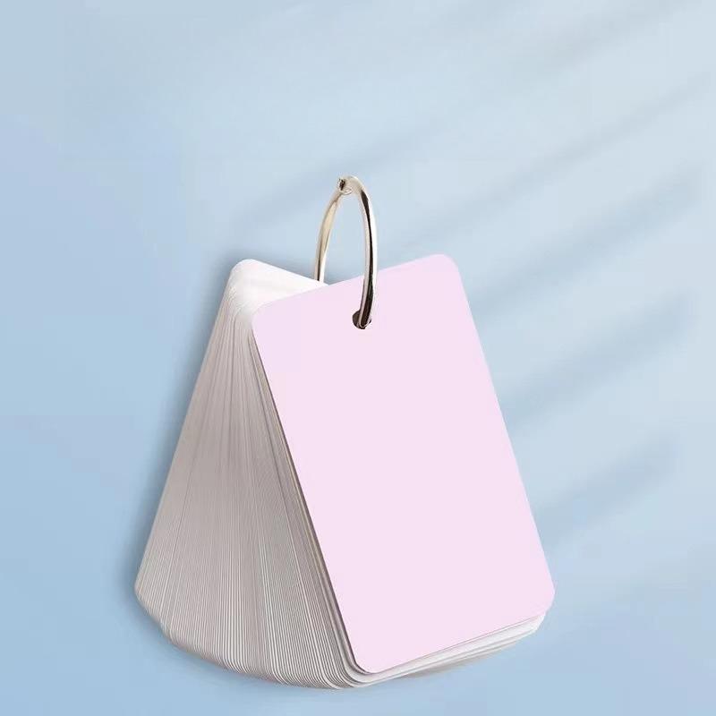 Cuaderno portátil, Bloc de notas de hojas sueltas, anillo, nota adhesiva para el personal, estudiantes, artículos de papelería Kawaii, tarjetas para diario, folleto de estilo