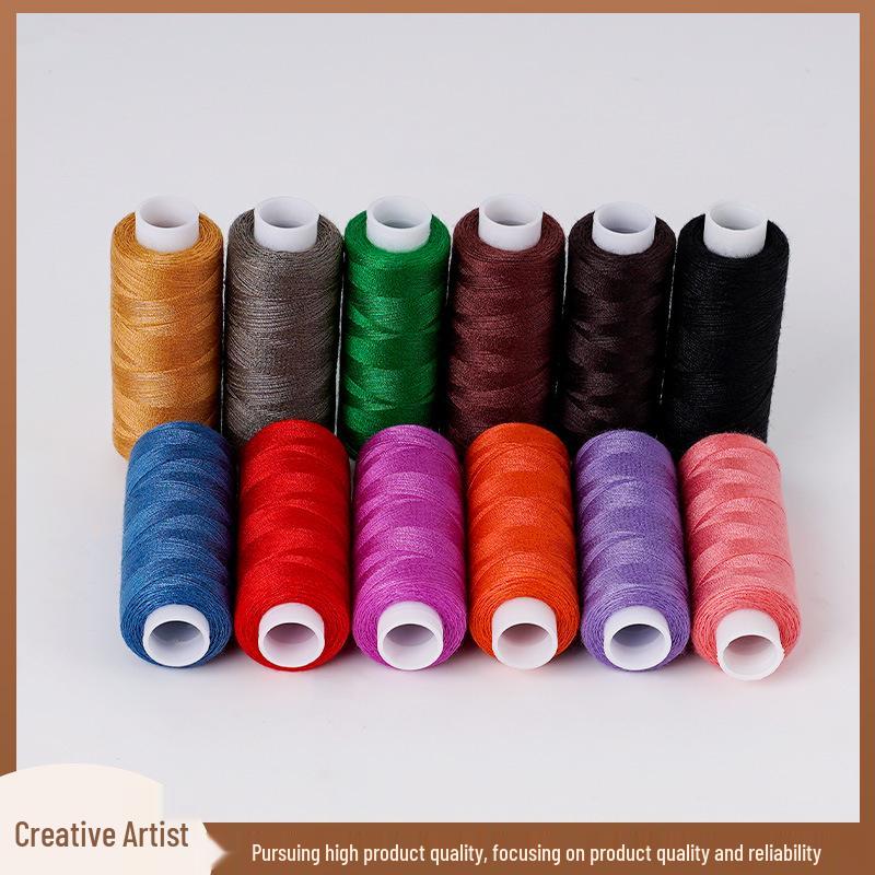

Household Sewing Thread Set: 12 Colors, 250-Yard Spools for DIY Projects
