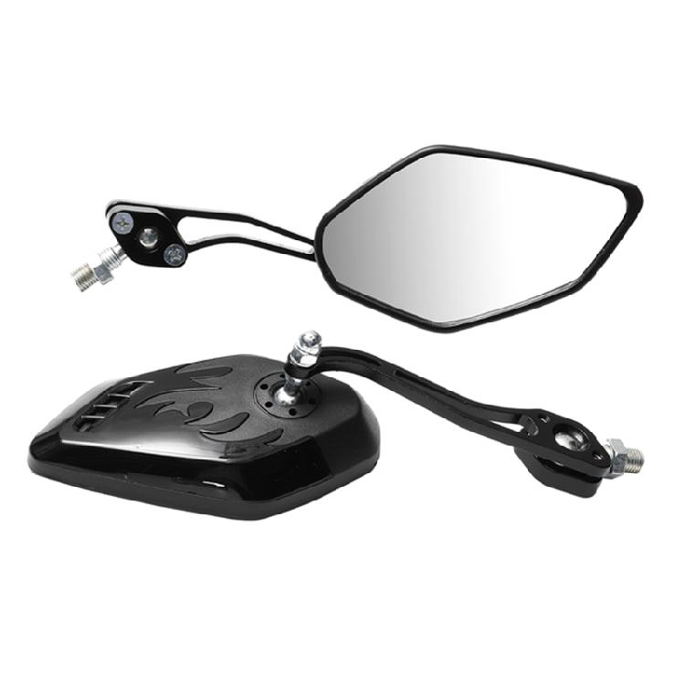 Universal CNC Aluminum Motorcycle Handlebar Rear View Mirrors Anti-glare Mirrors