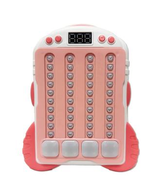 Beaver Music Rhythm Game Educational Music Rhythm Tap Portable Christmas Japanese Instructions Included Toy, Kids' Game, Push, Push, Pop, Push, Pop,