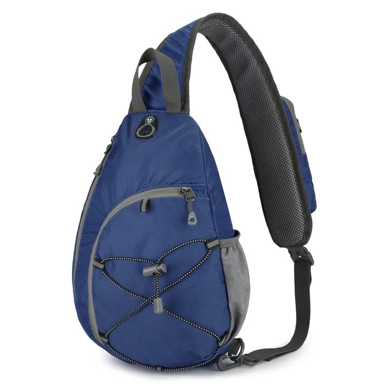 

Легкий чоловічий рюкзак на слінгу Сумка через плече Сумка на плече Водонепроникна нагрудна сумка Подорожі Спорт Тренажерний зал Велоспорт Рюкзак для бігу