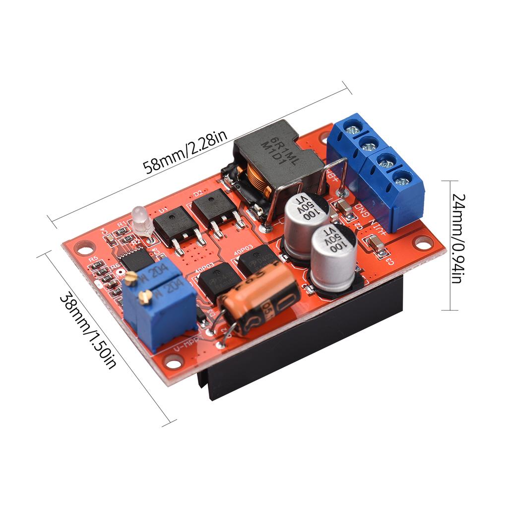 MPPT Solar Panel Controller Module 5A Solar Charging Panel Regulator Battery Charging PCB Board Simple MPPT Charge
