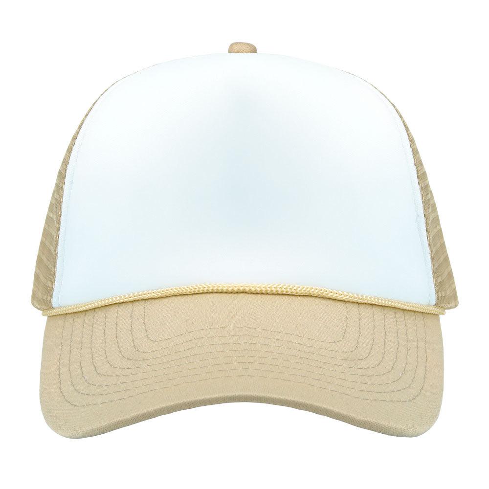 Christmas Sponge Mesh Cap: 6 Pattern Hot Stamped Logo Baseball Trucker with String Sun Visor