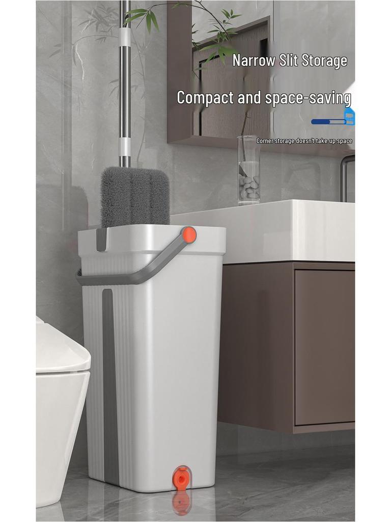2023 Hands-Free Flat Mop with Squeegee – One-Wipe Clean for Your Home