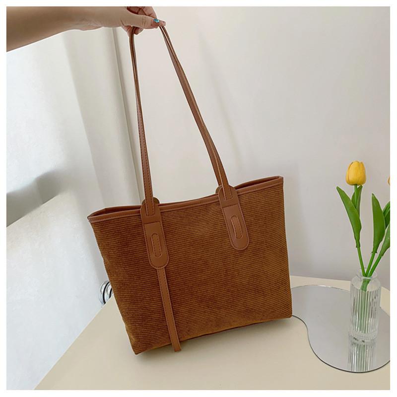 Trendy Canvas Tote Bag For Women Large Capacity Shoulder Bag 2023 Spring Fashion