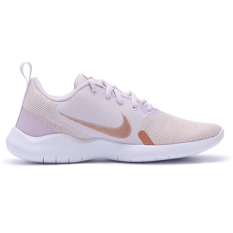 Nike Flex Experience Run 10 Champagne Metallic Red Bronze Women Sneakers Pink Light-Violet White CI9964-600