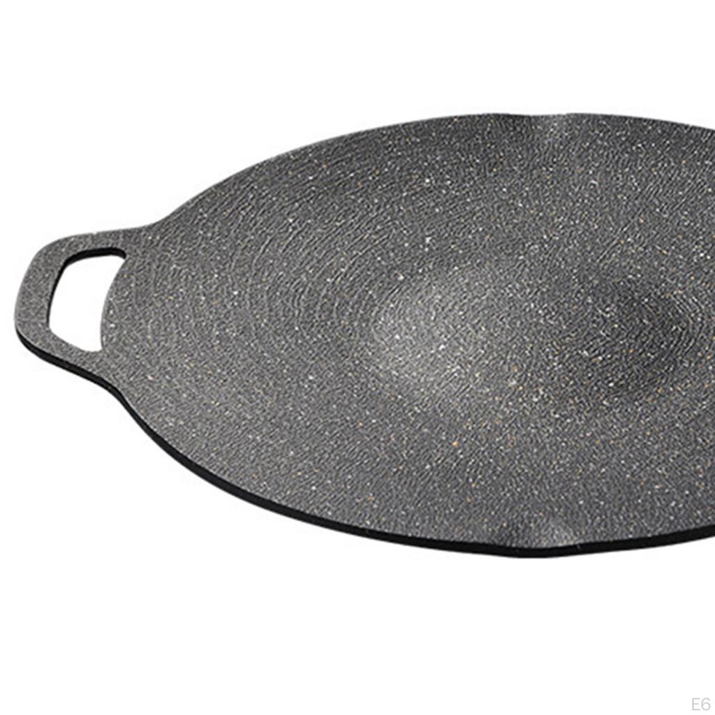 Korean , Frying Pan, Steak, Meat, Grill Plate, Plate for Picnics, Roasting, Roasting