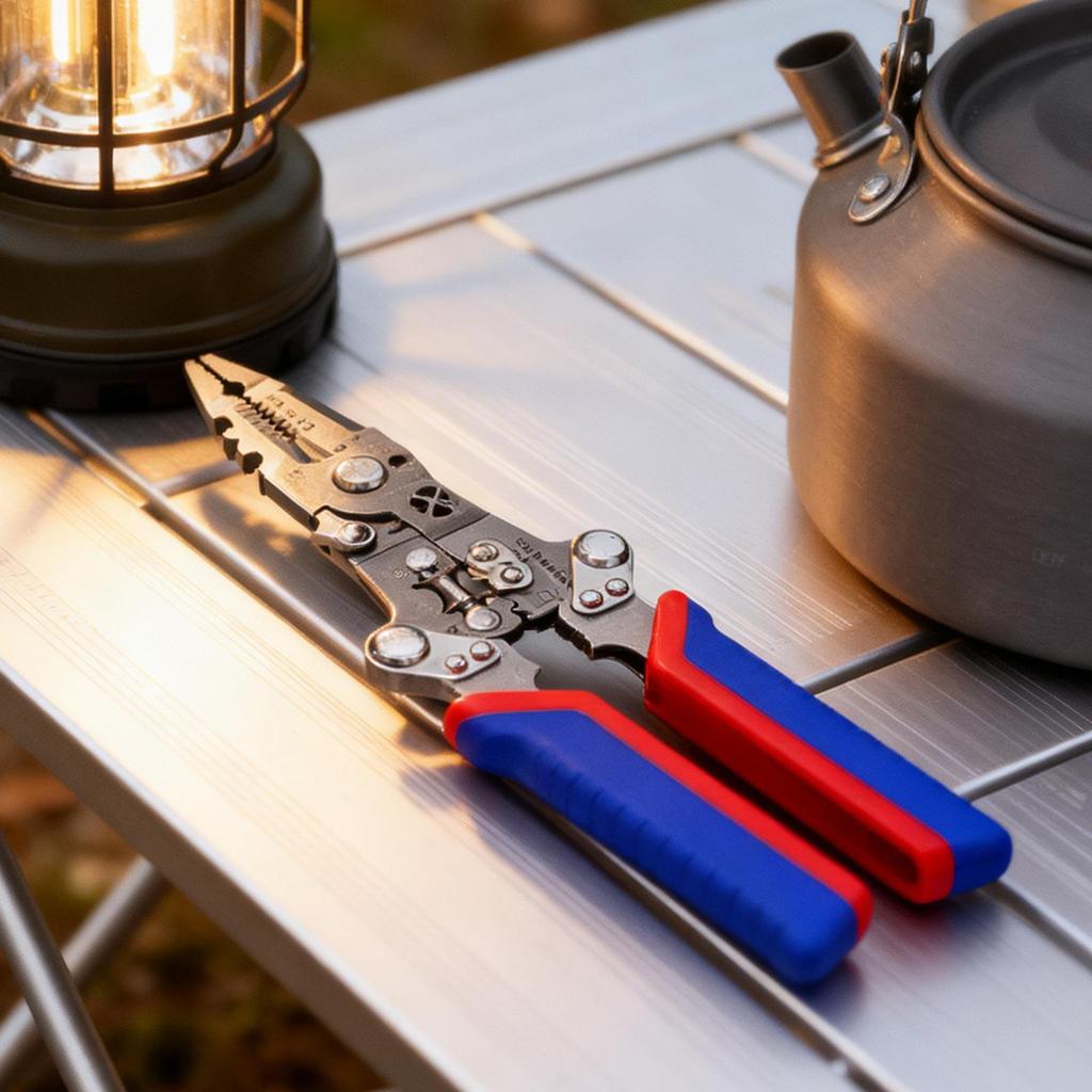 Wire Pliers High-Voltage Resistant Cable Cutters Wire Crimping Tool For Automotive Wiring Hardware Factory Garage Workshop