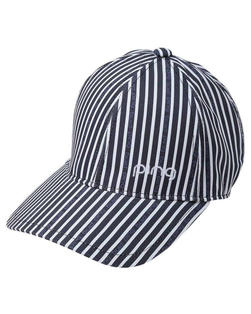 [Ping Apparel] Women's Cap (Striped, Size Adjustable)  Golf Hat  622-5187304 120Navy FR