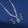 3-Piece Earrings Plus Necklace Set Women Elegant Jewelry Set