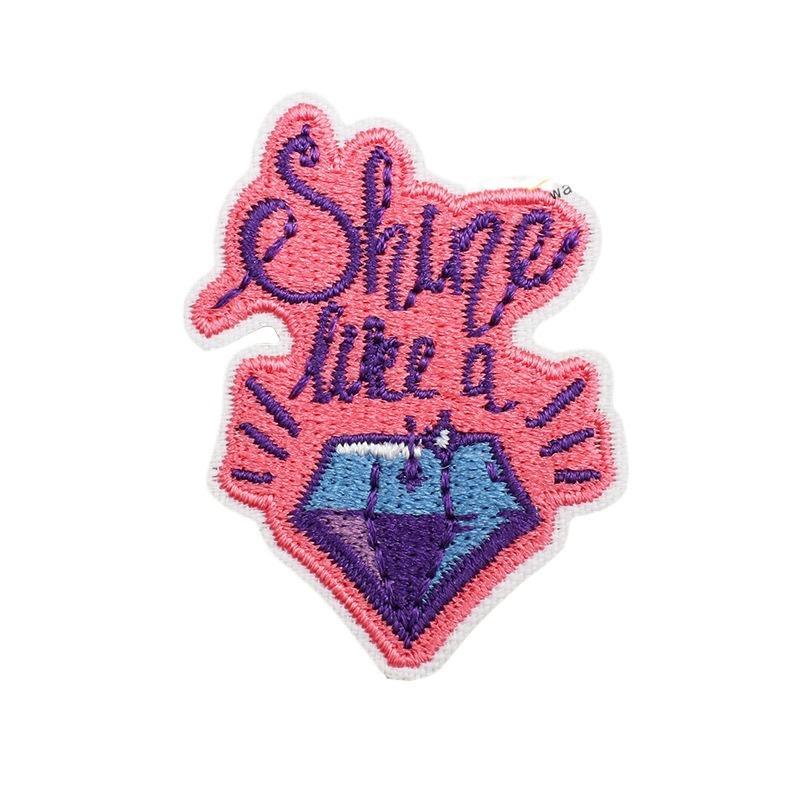 Encouragement Embroidery Cloth Sticker Bag Dress Inspirational Sun Embroidery Patch Positive Energy Patch Sticker Love Heat Transfer
