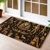 Vintage Ancient Egyptian Pharaoh Print Non Slip Washable Floor Mat Entryway Living Room Bedroom Home Decoration