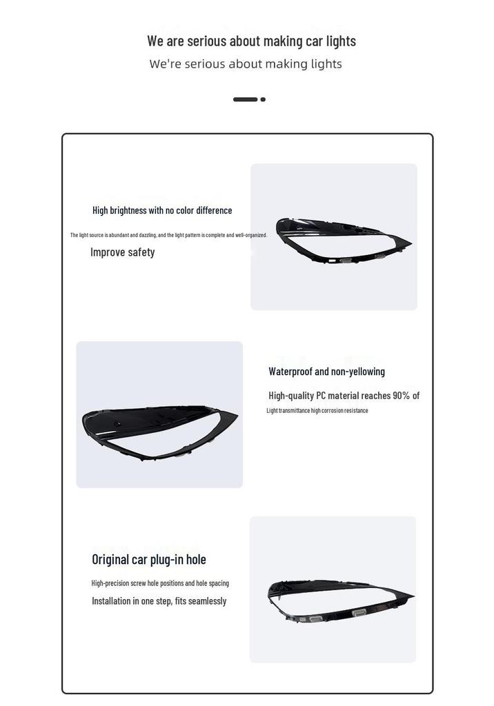 Tesla Model 3 Highland '24/'25 Front Headlight Cover