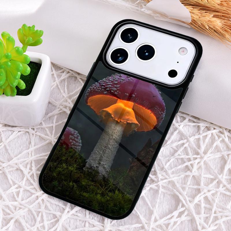 Mushroom Forest Shockproof Phone Case for iPhone 17 Air 16e 15 11 12 14 13 Pro Max Cover Coque