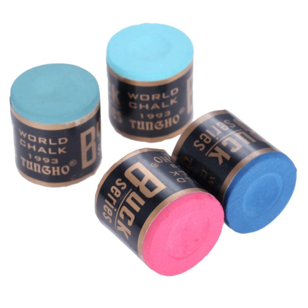 2Pcs Powder Cylindrical Snooker Billiard Powder Wear-resistant Billiard Chalk  Pool Supplies