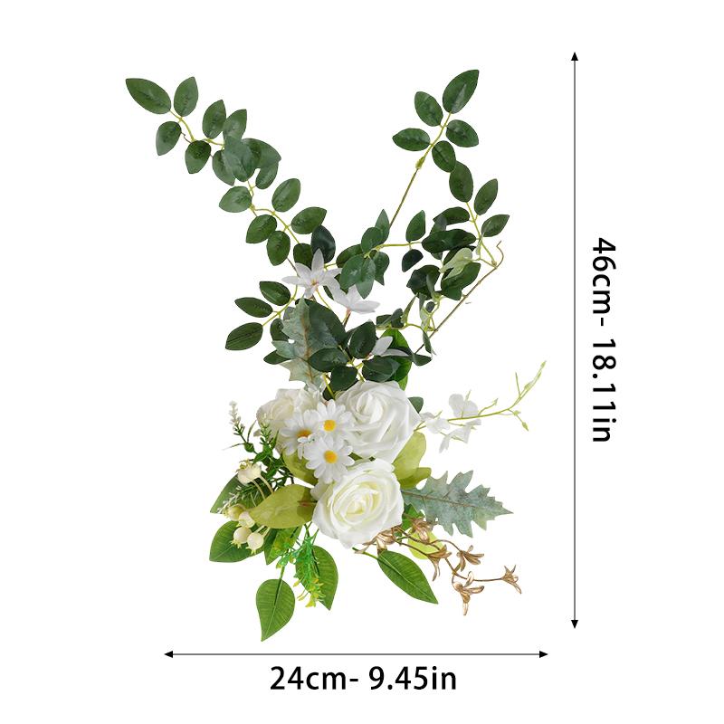 

Cross-Border Artificial Flowers, Simulated Door Lintels, Wedding Aisle Flowers, Family Birthday Party Decoration Hanging Flowers білий