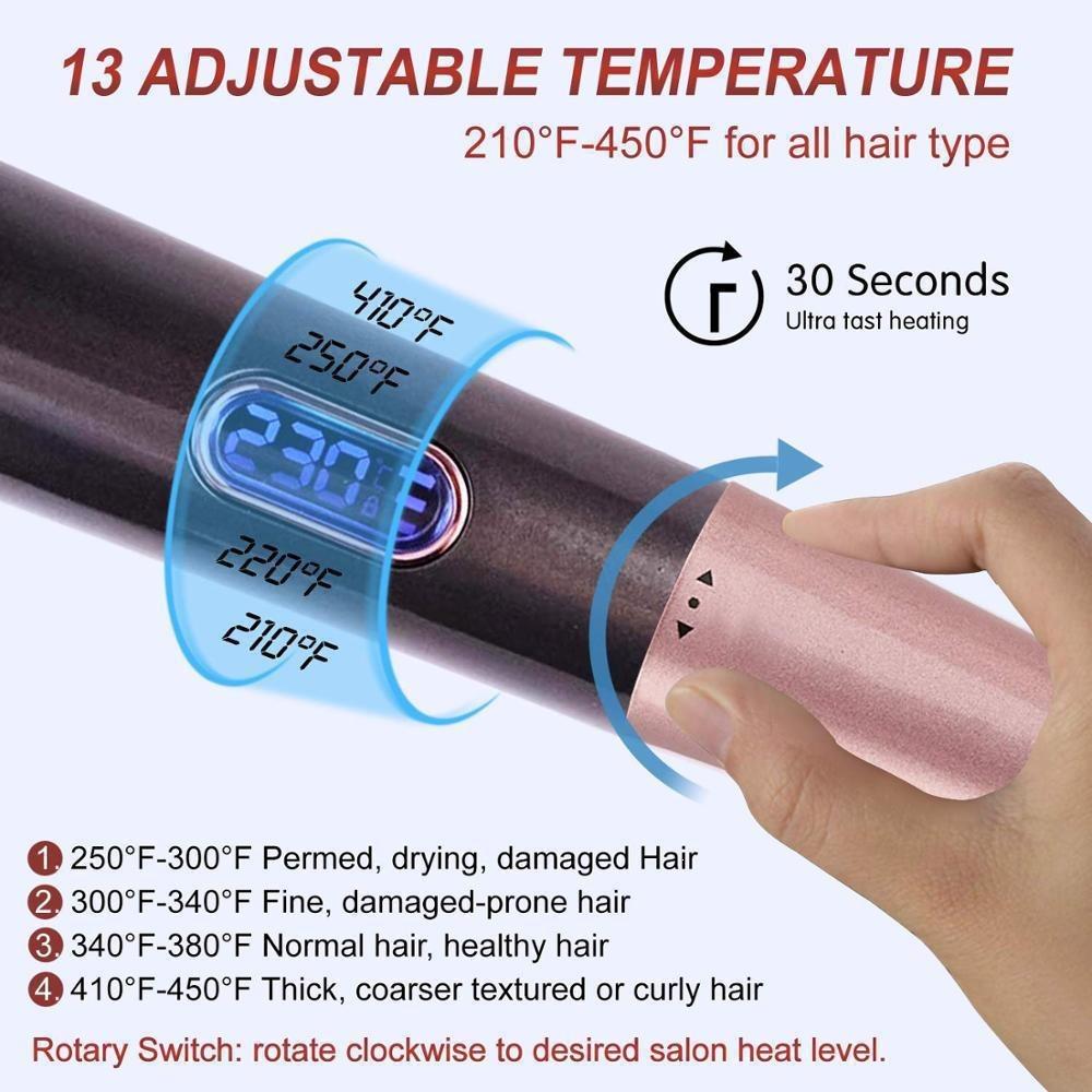 Automatic Rotating Curling Iron Multi-Functional Hot Hair Straightener Spiral Twist Hair Styler