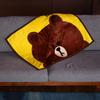 Marushin LINE FRIENDS Lap H70 X Cold Weather 5585008000 Happy_Brown Blanket, W100cm, Cute, Fluffy, Stylish, Item,